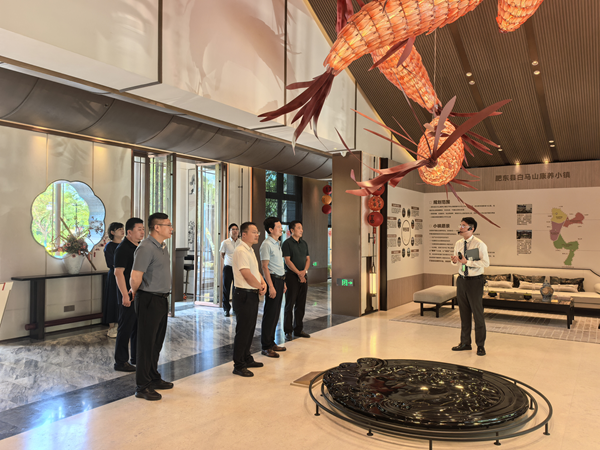 壽縣縣委常委、副縣長(zhǎng)房鯤鵬一行到訪省健康養(yǎng)老公司